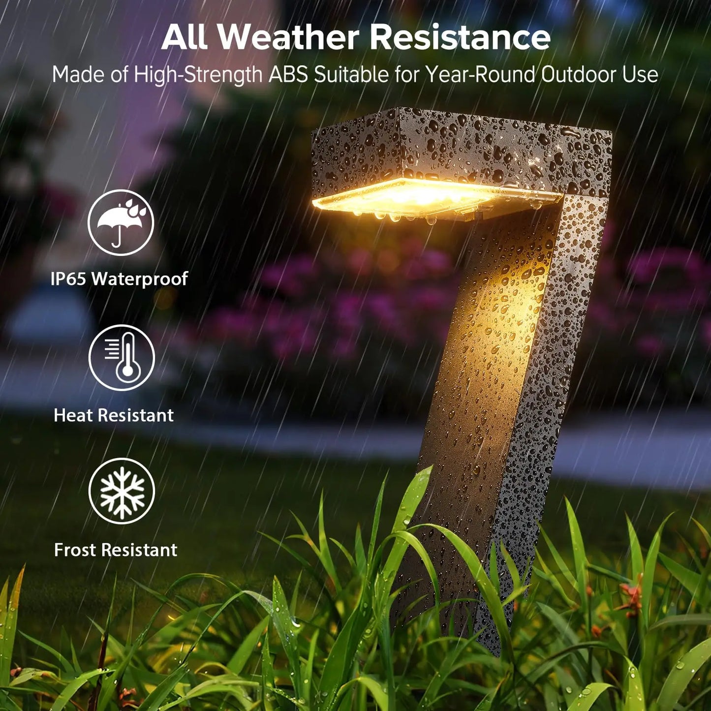 Bright LED Solar Pathway Lights IP65 Waterproof For Garden Driveway
