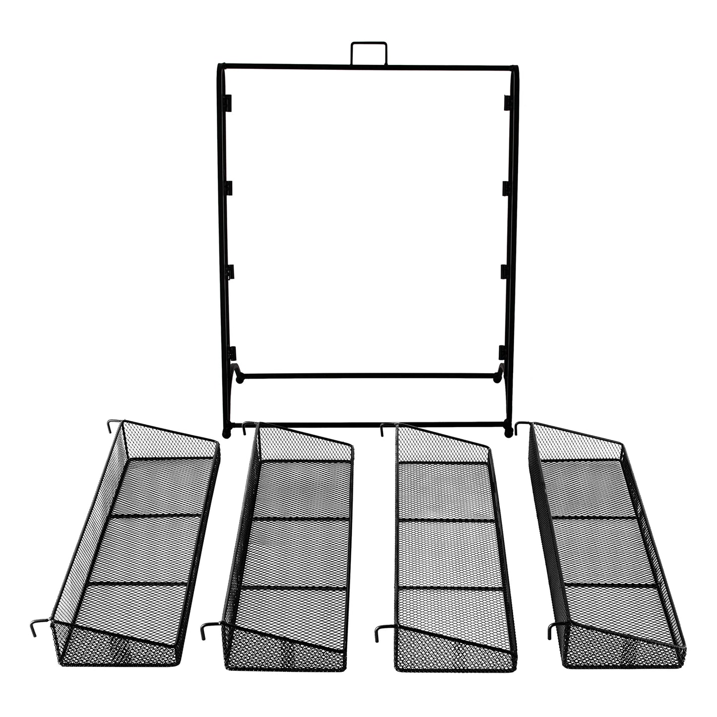 Bymaocar 4 Tier Storage Display Rack For Stores And Office