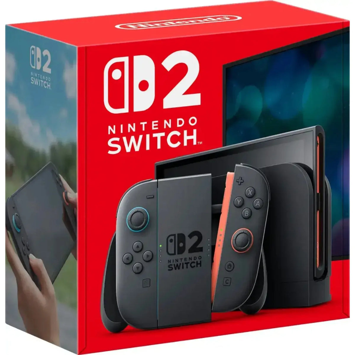 Nintendo Switch 2 Mario Kart World Bundle Console - HK Version with Charger US Plug Adapter