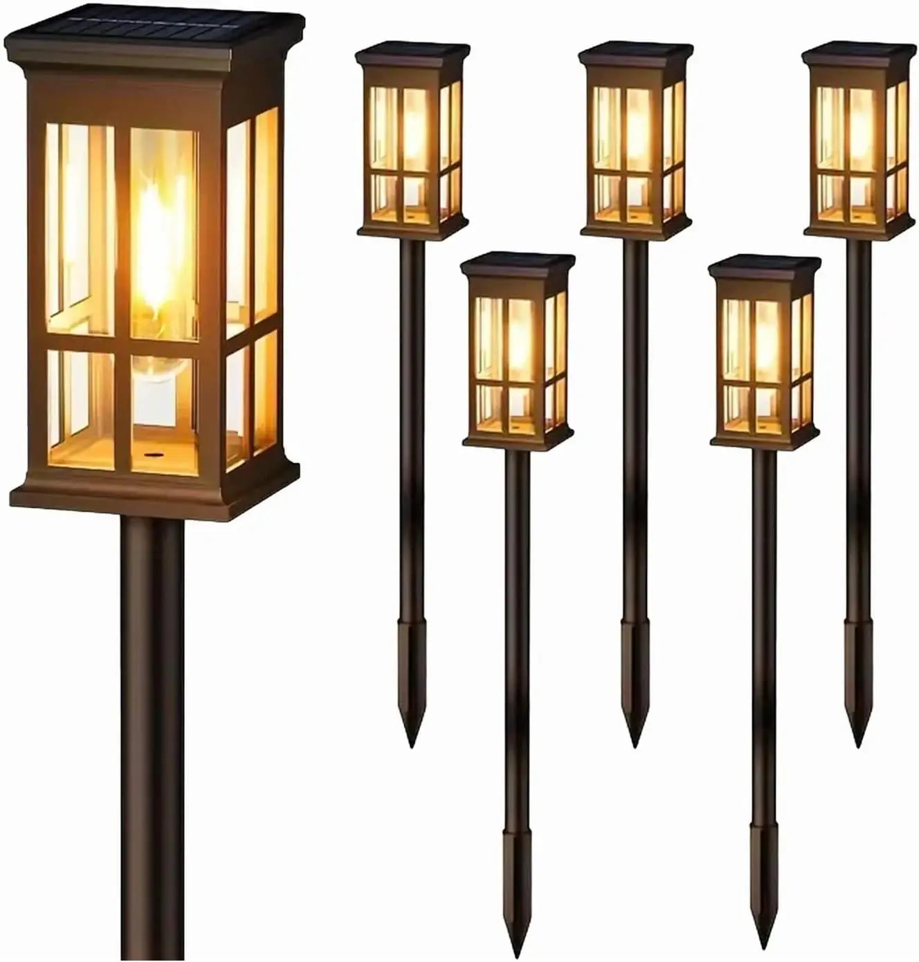Solar Pathway Lights Outdoor LED Landscape Lamp IP65 Waterproof Yard
