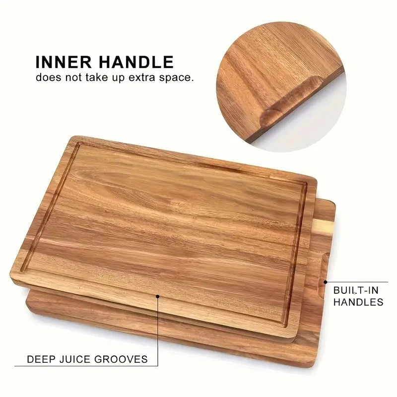 Choice Beech Walnut Wooden Cutting Board Chopping Block for Kitchen