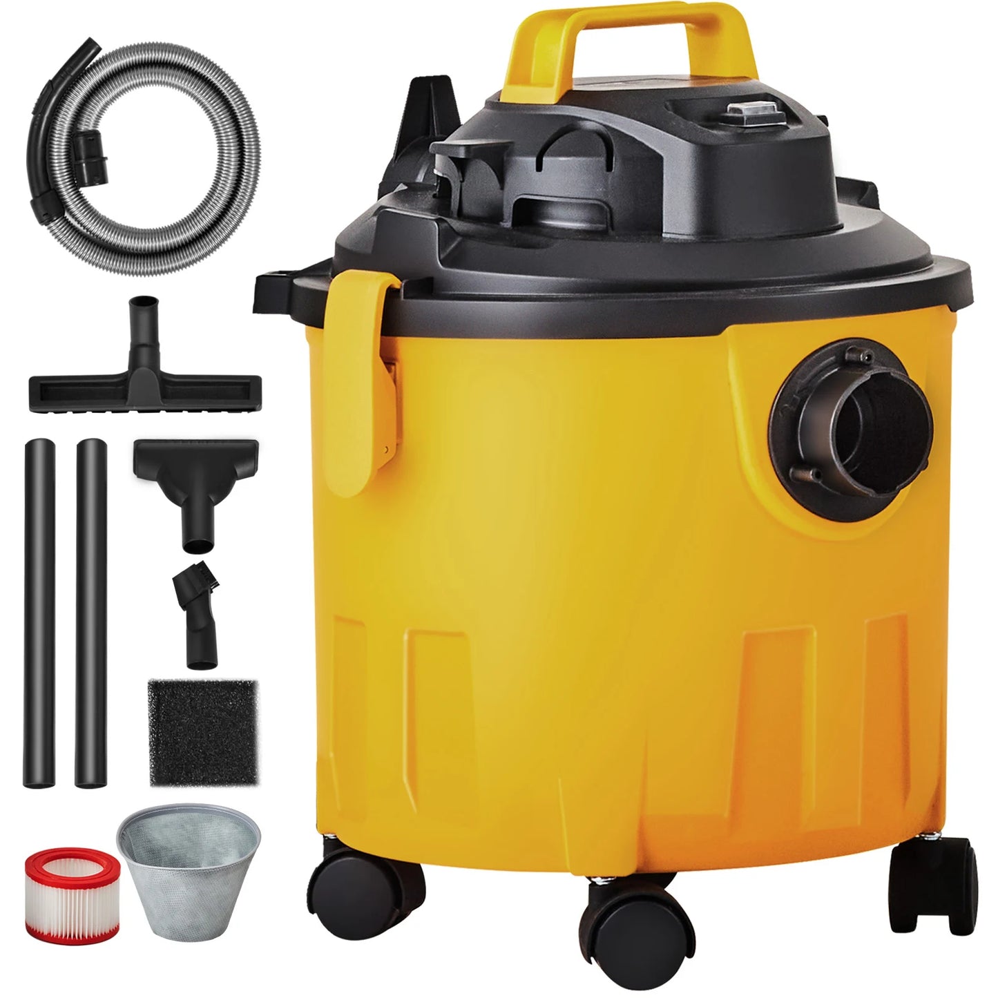 SucceBuy Wet Dry Vacuum 6 Peak HP With Blower Suction