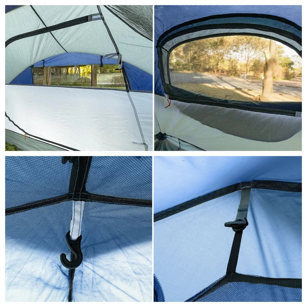 Night Cat Pop Up Tent Automatic Waterproof Rainfly