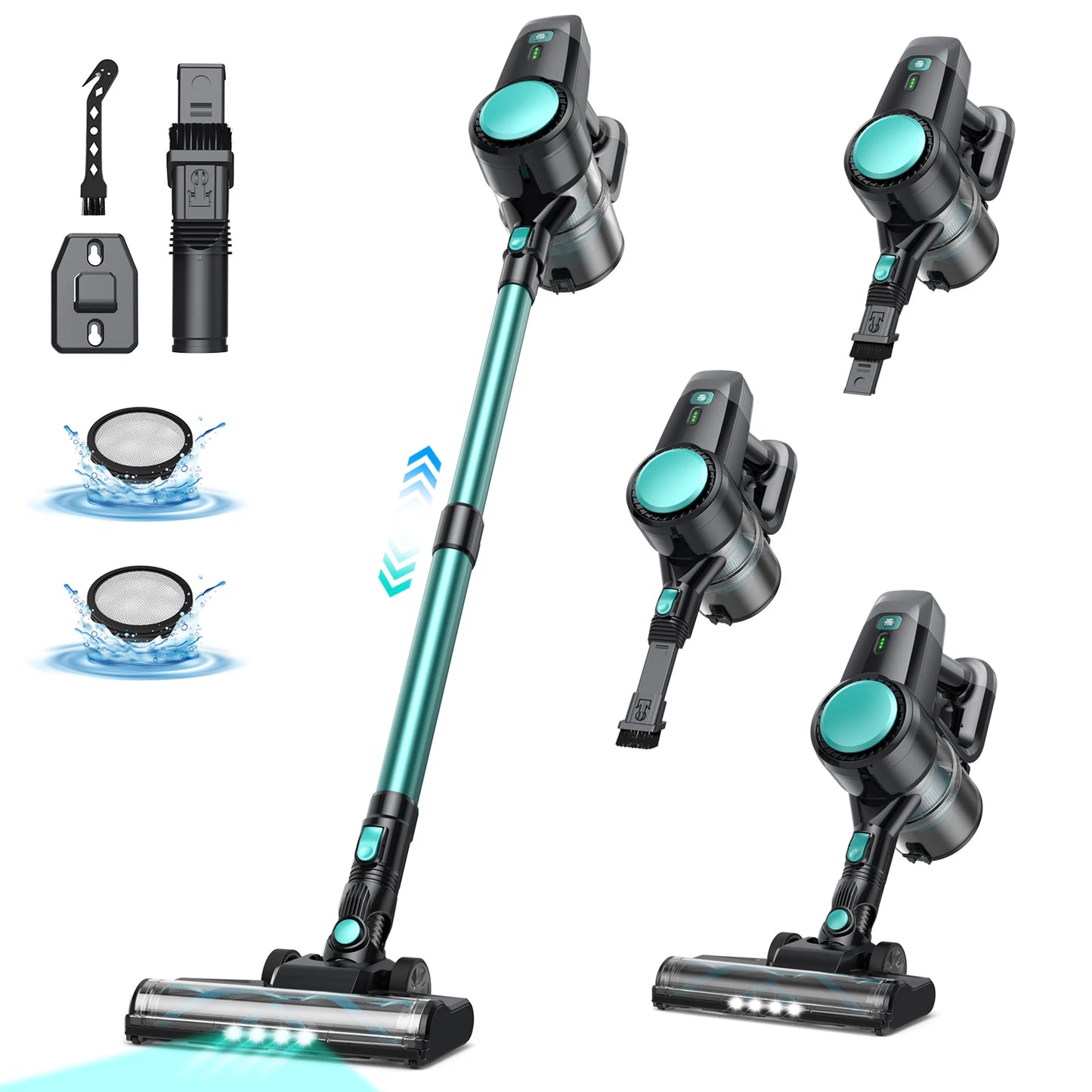 Inse N3T Cordless Vacuum Cleaner 40Kpa Suction Lightweight Stick