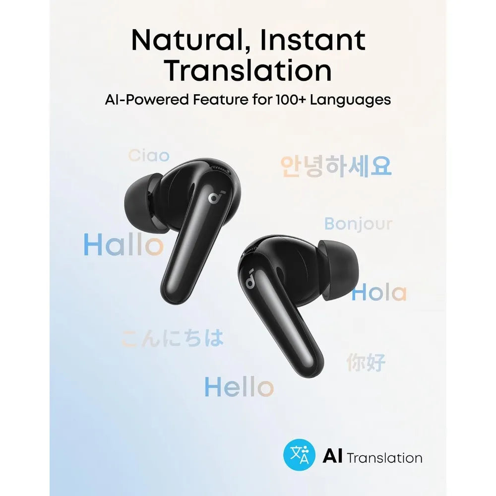 Adaptive Noise Cancelling Earbuds with Hi-Res Sound, Spatial Audio, and 50H Playtime