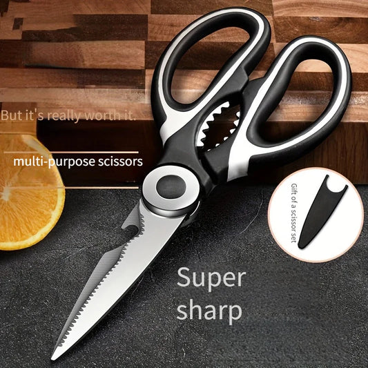 Multifunctional Kitchen Scissors Stainless Steel Meat And Fish Cutter