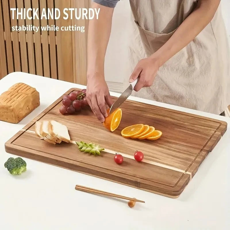 Choice Beech Walnut Wooden Cutting Board Chopping Block for Kitchen