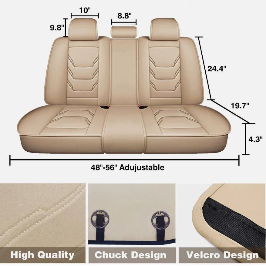 Lexus PU Leather Car Seat Cushion Covers Full Set