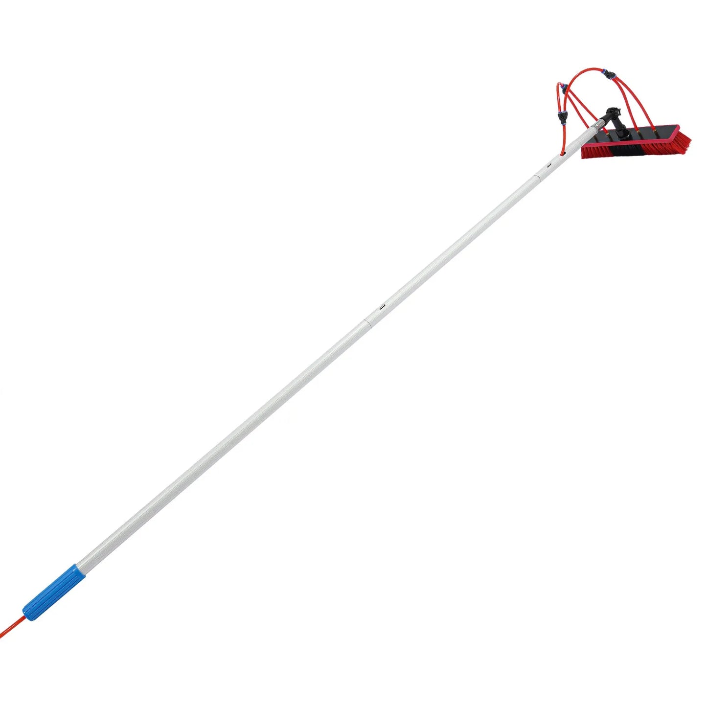 Solar Panel Cleaning Brush With Telescopic Pole And Water Fed System Hose Kit
