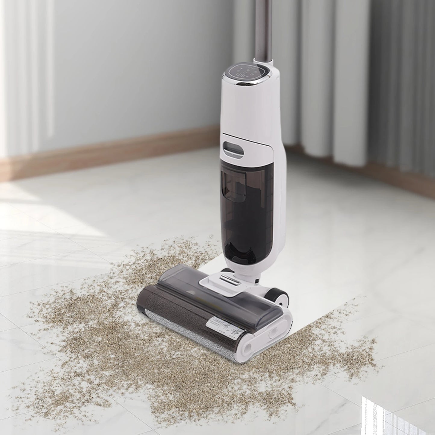 Bymaocar 250W Wet Dry Cordless Vacuum Cleaner For Hardwood Floors