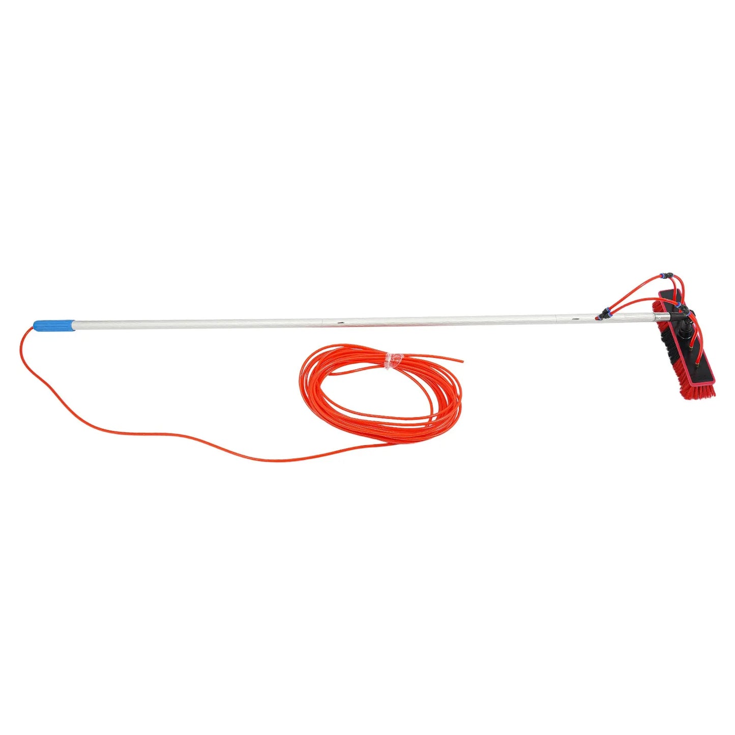 Solar Panel Cleaning Brush With Telescopic Pole And Water Fed System Hose Kit