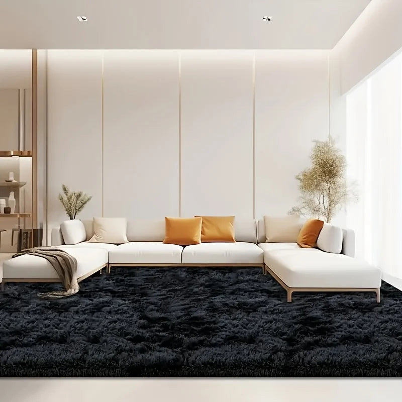 Plush Geometric Area Rug For Living Room And Bedroom