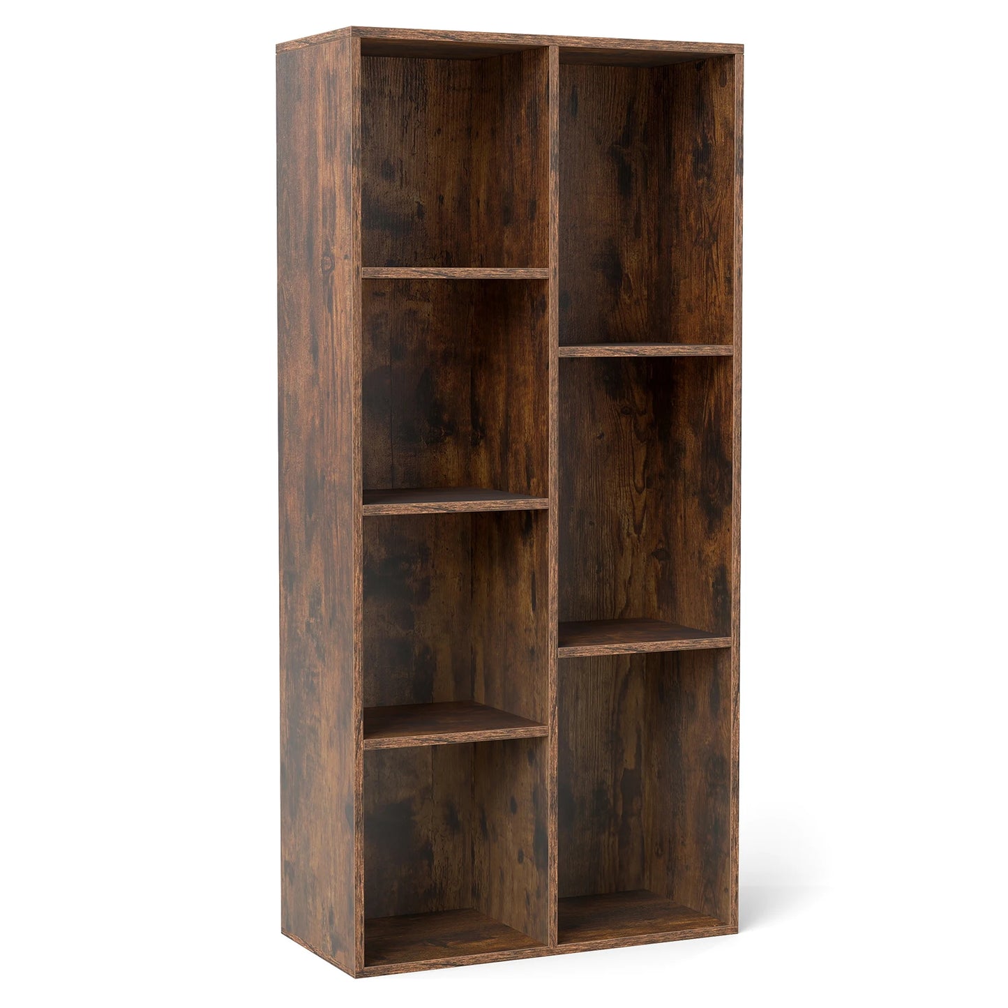 HOMASIS 7 Cube Freestanding Bookcase With 7 Compartments