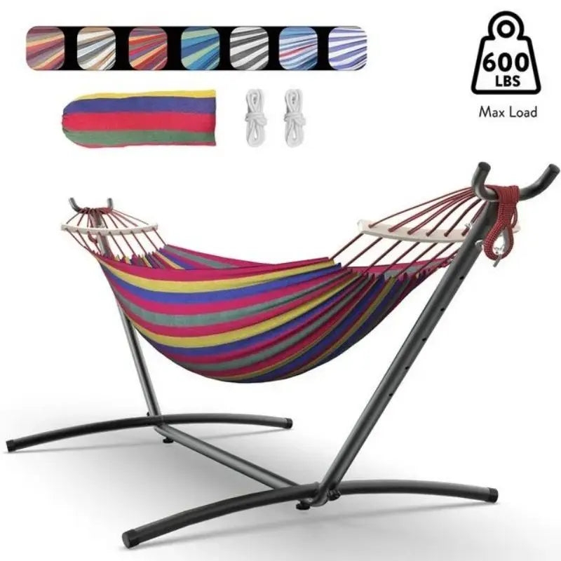 Gyroor Adjustable Stand Hammock 600 Lb Capacity For Outdoor Relaxation