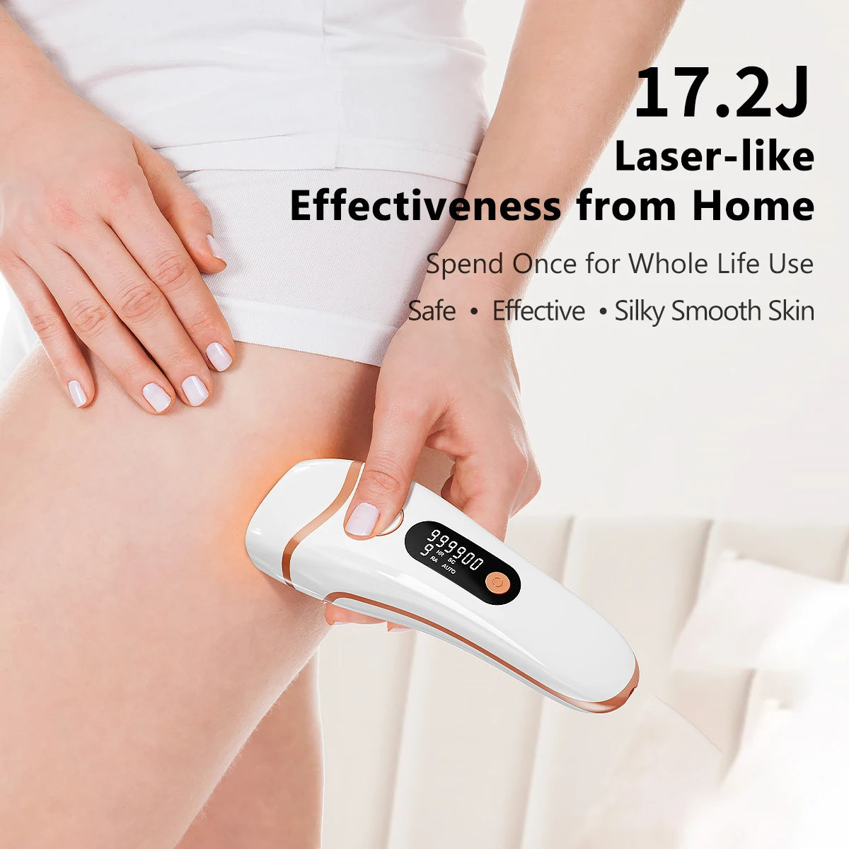 Totmizby IPL Laser Hair Removal Epilator With Trimmer Attachment