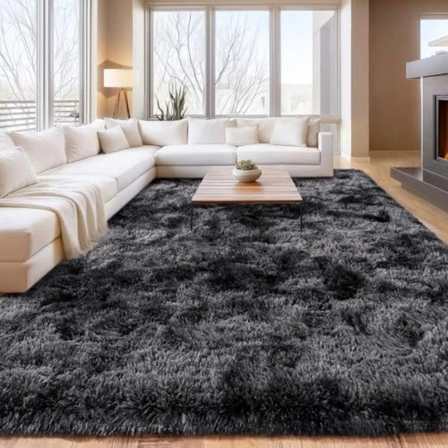 Shaggy Area Rug Non Slip Plush for Living Room Nursery