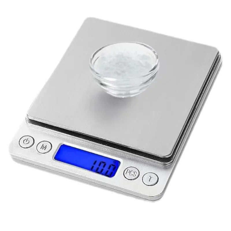Digital Kitchen Scale Mini Portable Stainless Steel Precision Scale