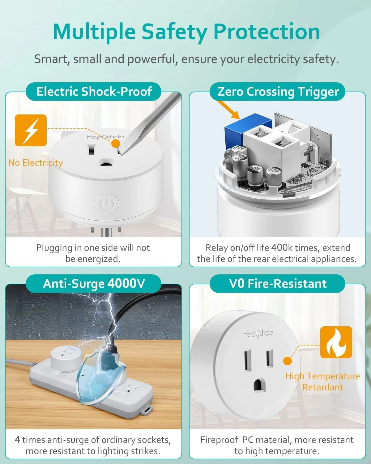 Remote Light Switch 15A No Wiring Needed Smart Plug Adapter