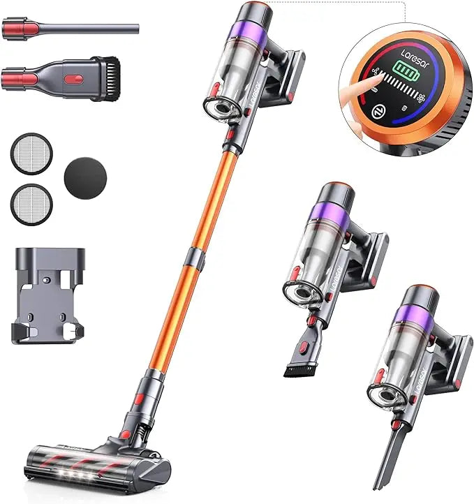 LARESAR Elite 8 Cordless Vacuum Cleaner Handheld With Detachable Battery