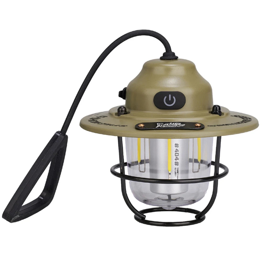 Led Camping Lantern Dimmable Type C Charging Four Mode Light