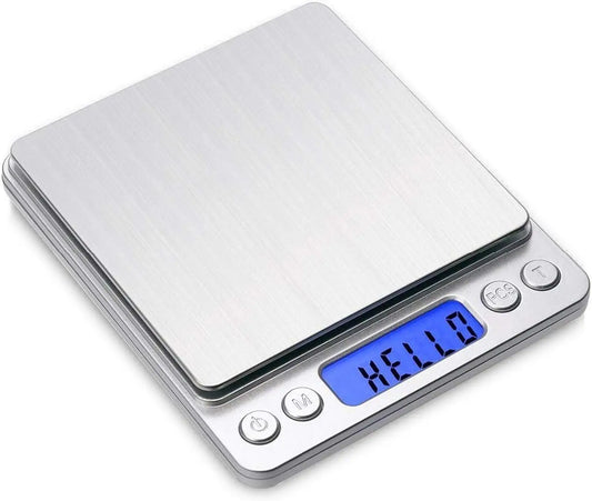 Digital Kitchen Scale Mini Portable Stainless Steel Precision Scale