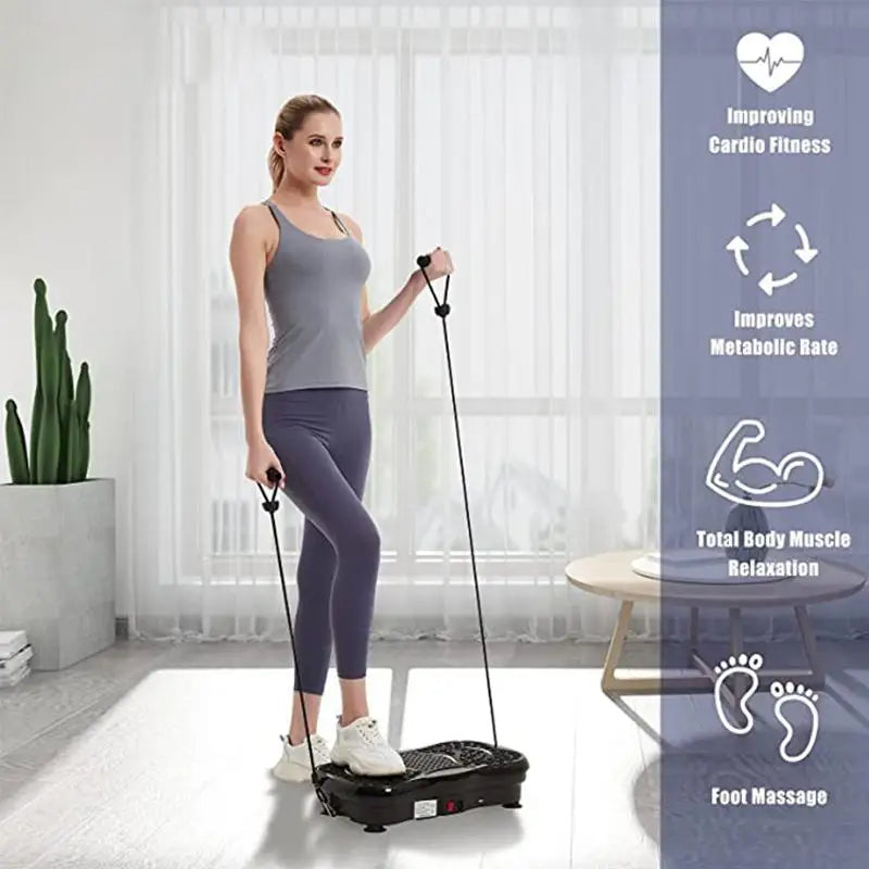SHFY Vibration Plate Exercise Machine Full Body Massage Waist Twister