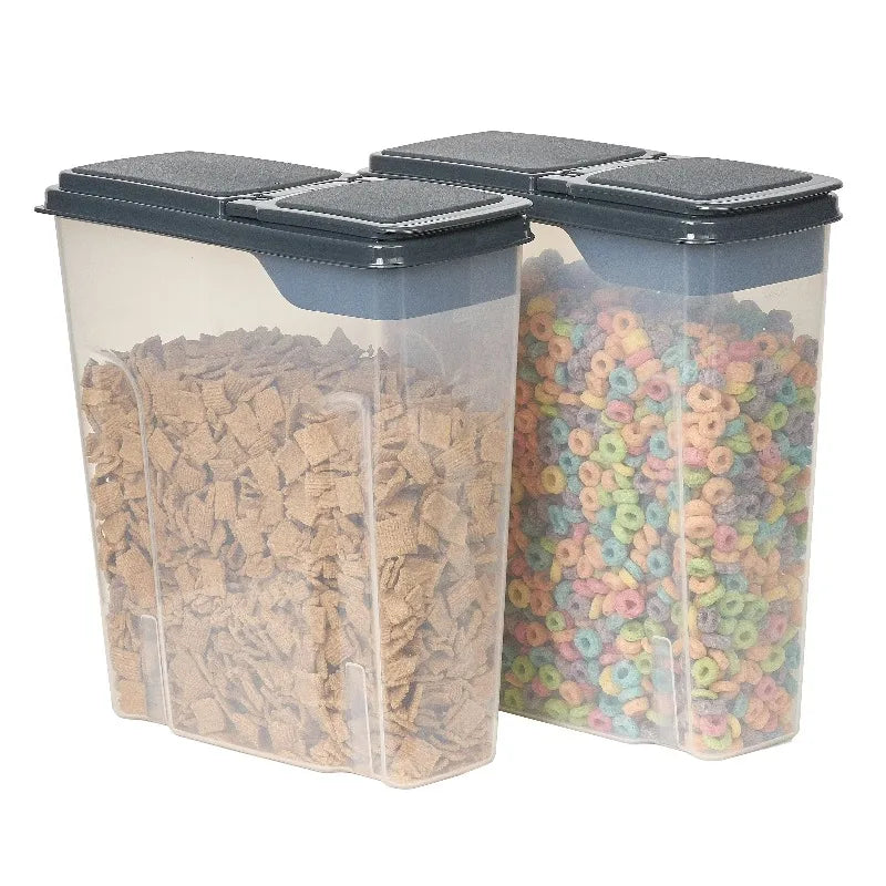 Plastic Cereal Keeper Storage Containers for Pantry Organization