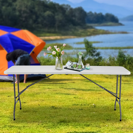 JHK Portable Foldable Outdoor Camping Table With Carrying Handle
