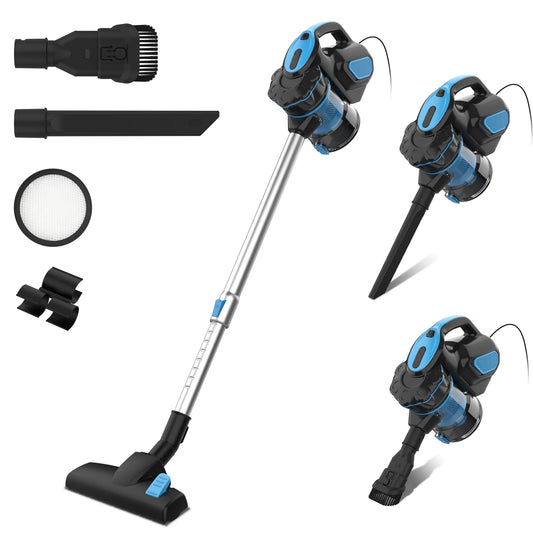 INSE Corded Bagless Vacuum Featuring Advanced HEPA Filtration System