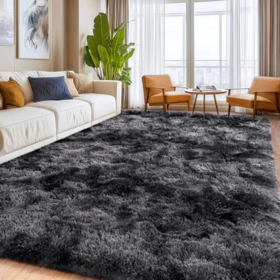 Shaggy Area Rug Non Slip Plush for Living Room Nursery
