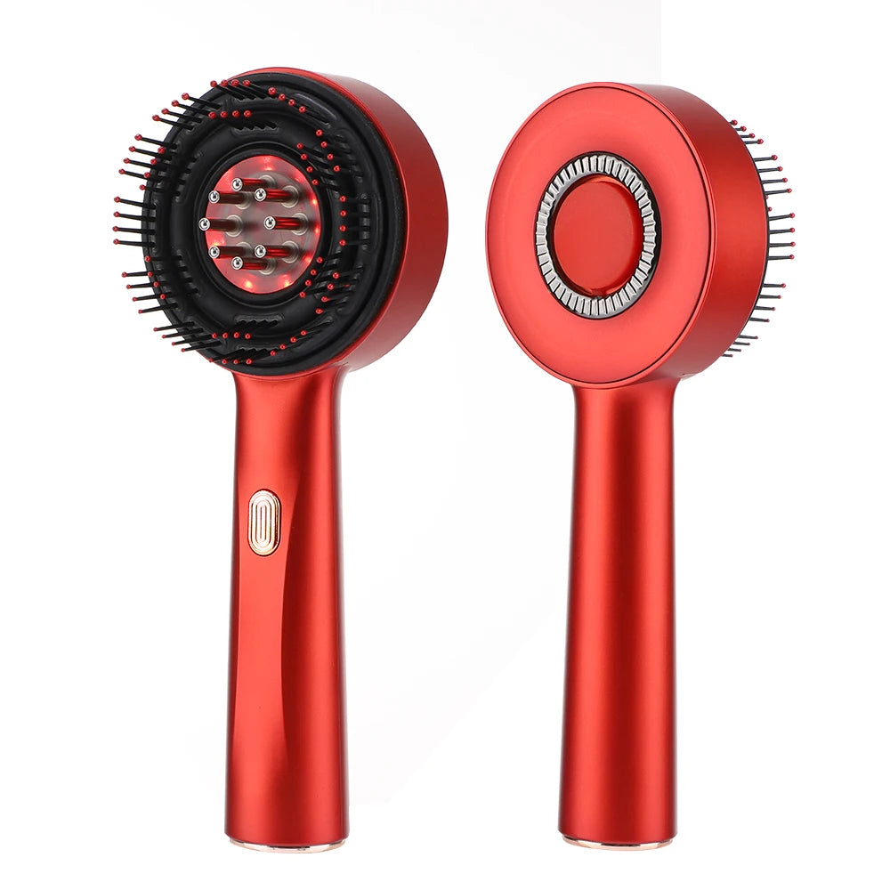 PASTSKY Electric Vibration Massage Comb With Light Therapy Hair Growth