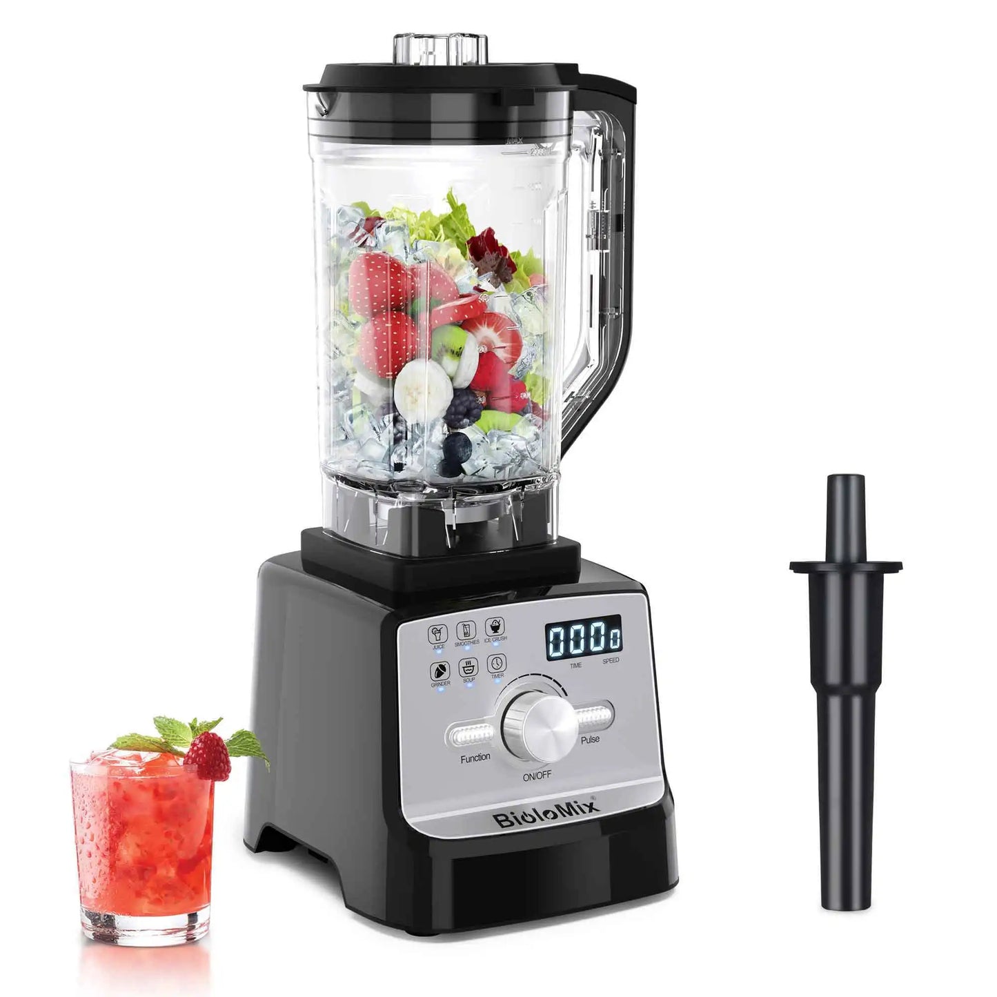 Biolomix Professional Blender With Smart Timer 2200W Power Mixer