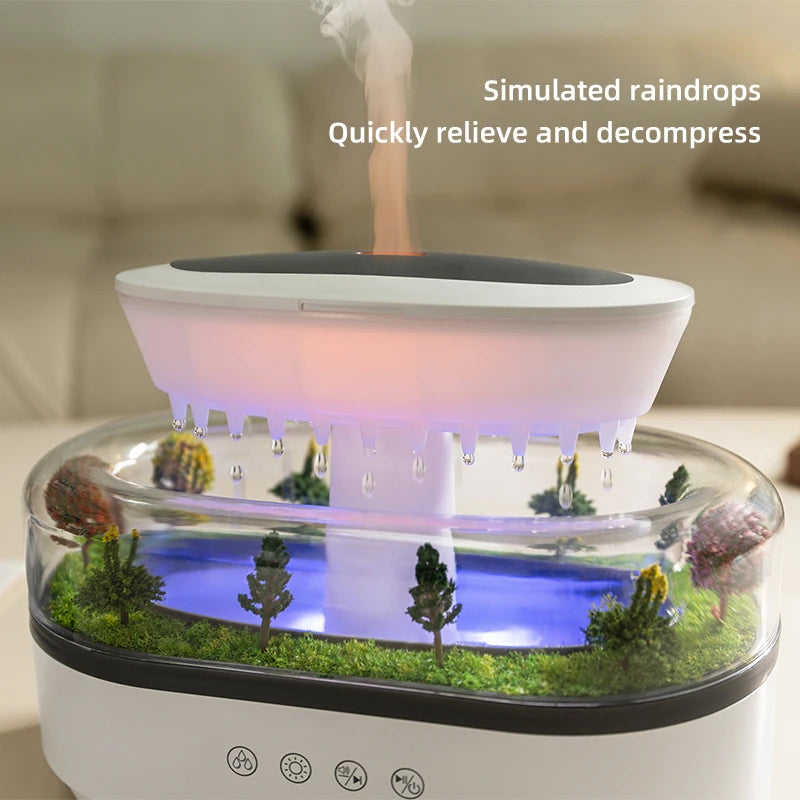 PDQ Aroma Humidifier Ultrasonic Diffuser with Mist and LED Light