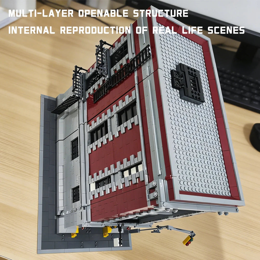 Street View Firehouse Building Blocks Set 4600 Plus Pieces Highly Detailed