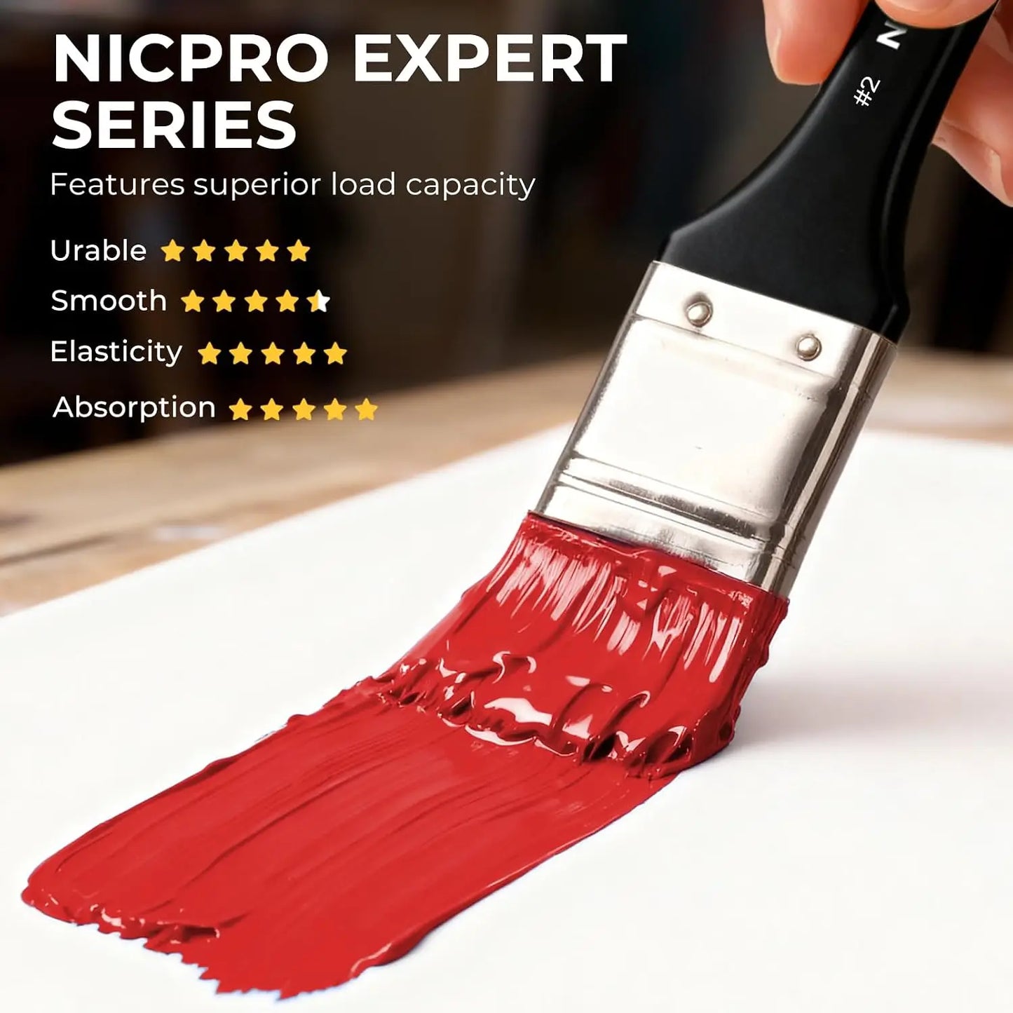 26 Piece Paint Brush Set With Palette Knife Acrylic Oil