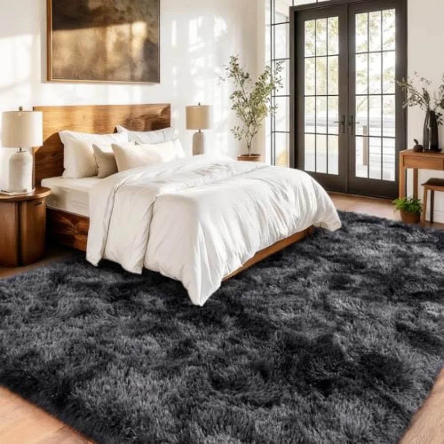 Shaggy Area Rug Non Slip Plush for Living Room Nursery