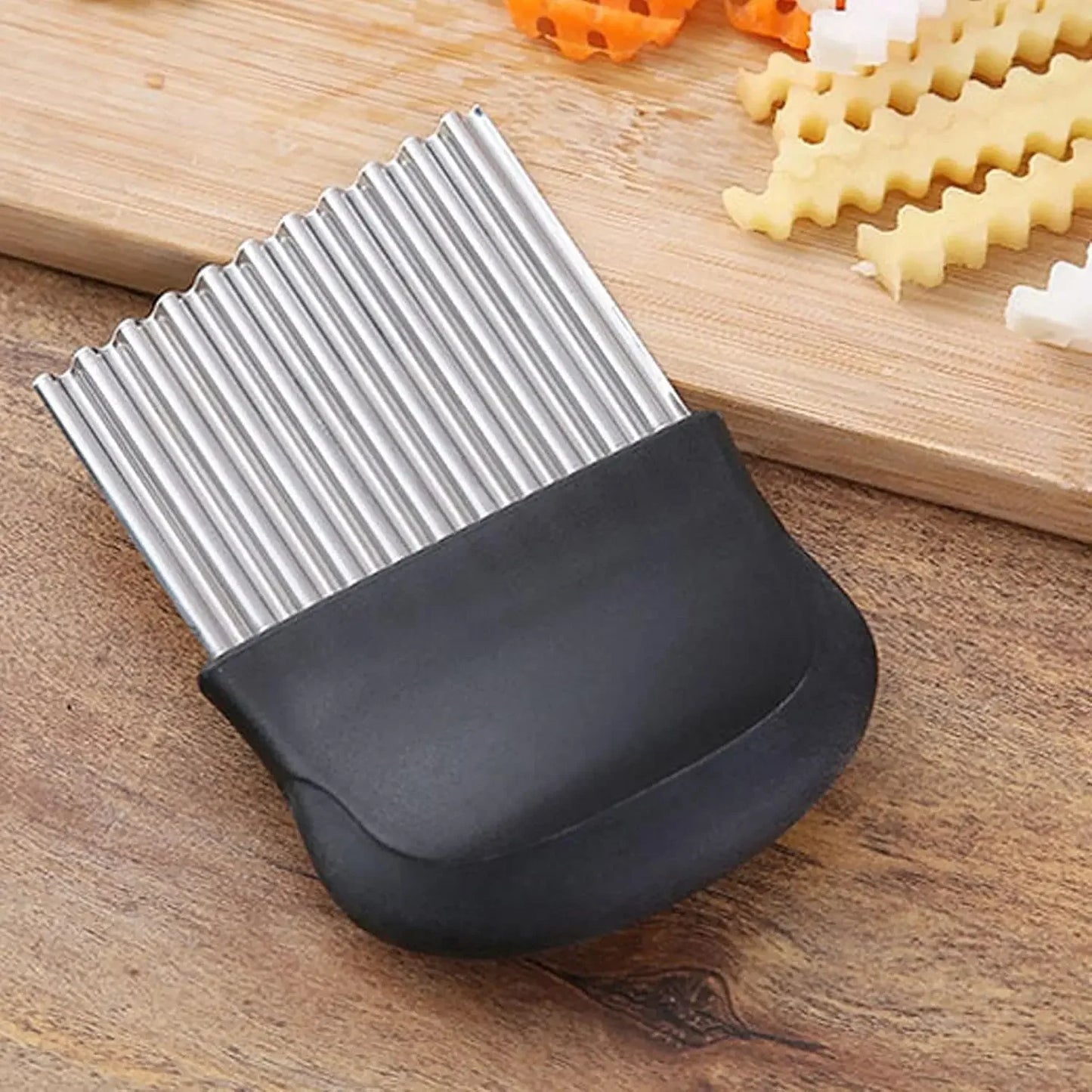 Stainless Steel Crinkle Cutter For Fries And Chips