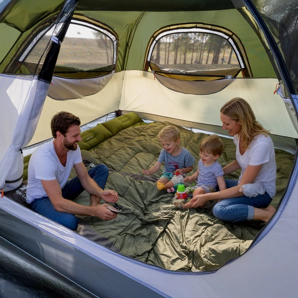 Night Cat Pop Up Tent Automatic Waterproof Rainfly