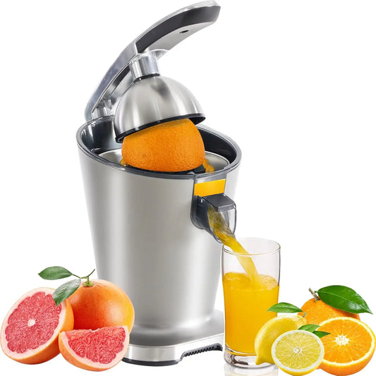 Electric Citrus Juicer Automatic Orange Lemon Squeezer One Touch Operation