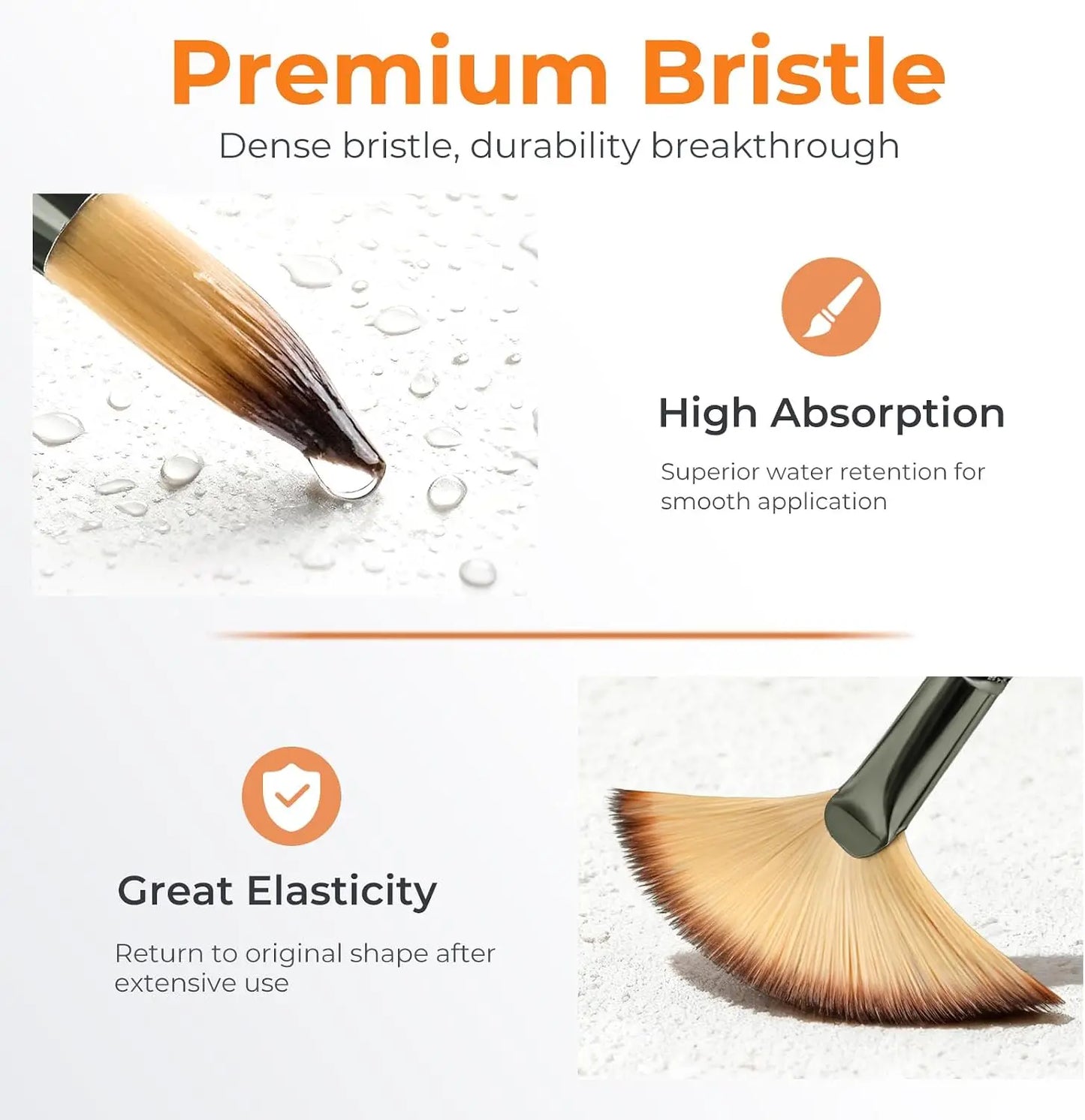 26 Piece Paint Brush Set With Palette Knife Acrylic Oil