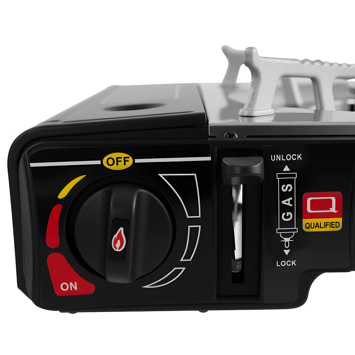 Camping Stove Propane Gas Dual Burner With Griddle