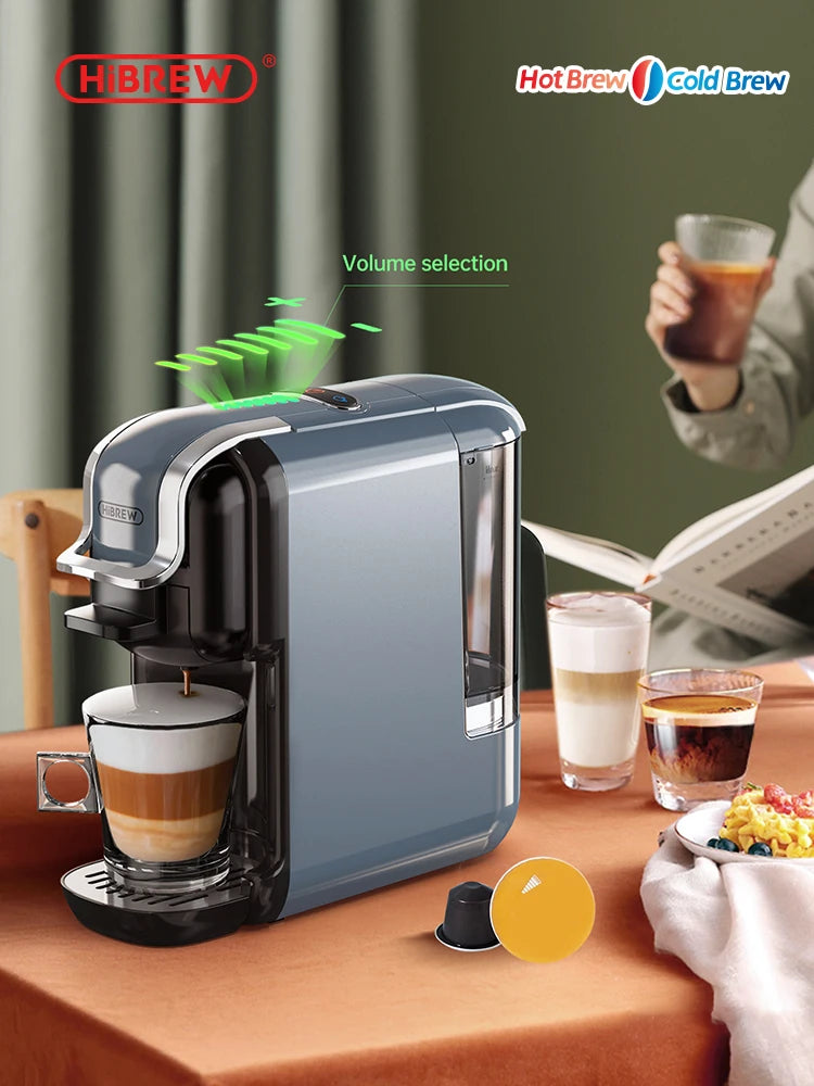 HiBREW 5 In 1 Capsule Coffee Machine For Dolce Gusto Nespresso