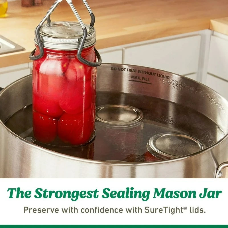 Mason Jars For Canning With Lids And Bands 12 Pack