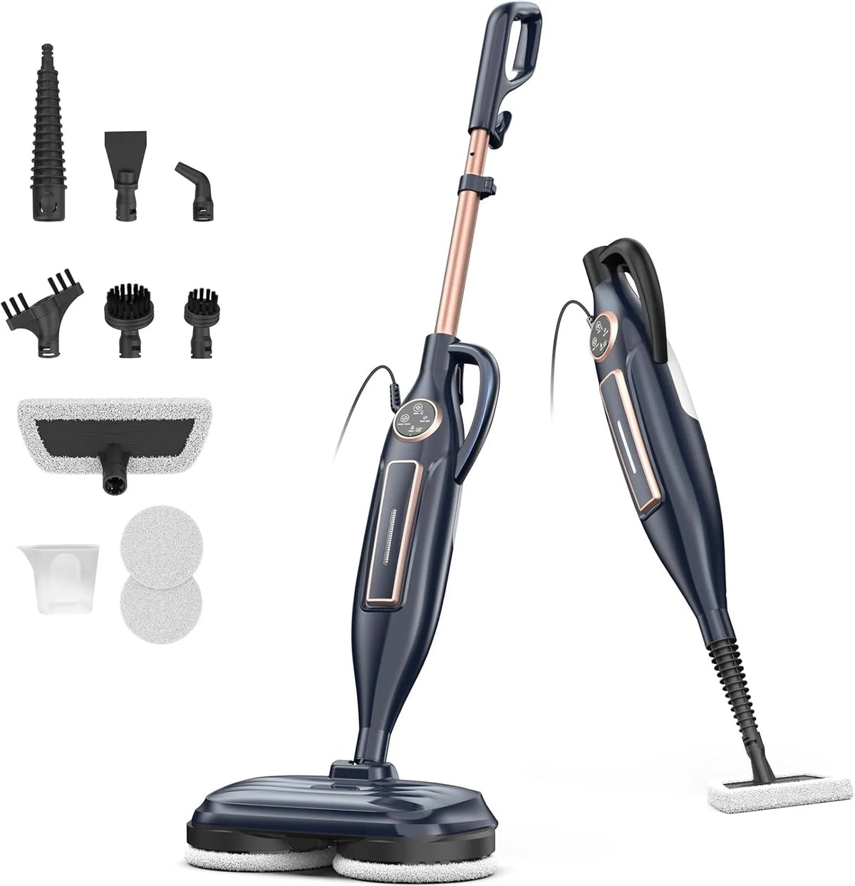 INSE VM6 Steam Mop With Rotating Floor Pad For Homes