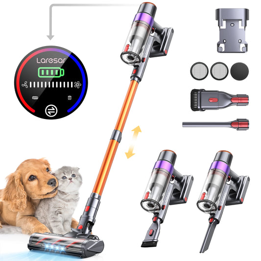 LARESAR Elite 8 Cordless Vacuum Cleaner Handheld With Detachable Battery