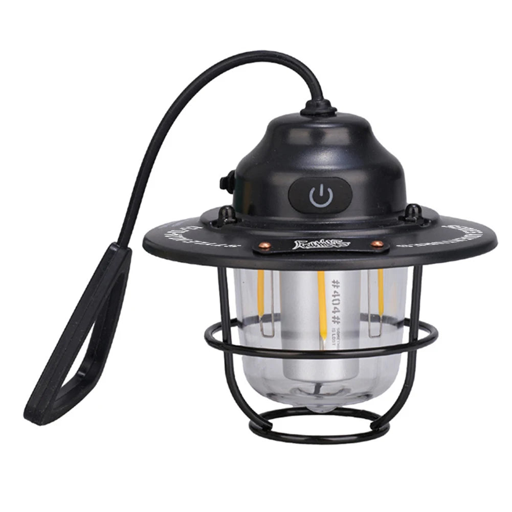 Led Camping Lantern Dimmable Type C Charging Four Mode Light