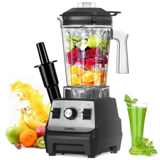 High Speed 1800W Blender With Stainless Steel Blades 60oz Jar