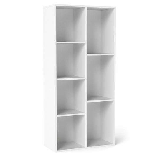 HOMASIS 7 Cube Freestanding Bookcase With 7 Compartments