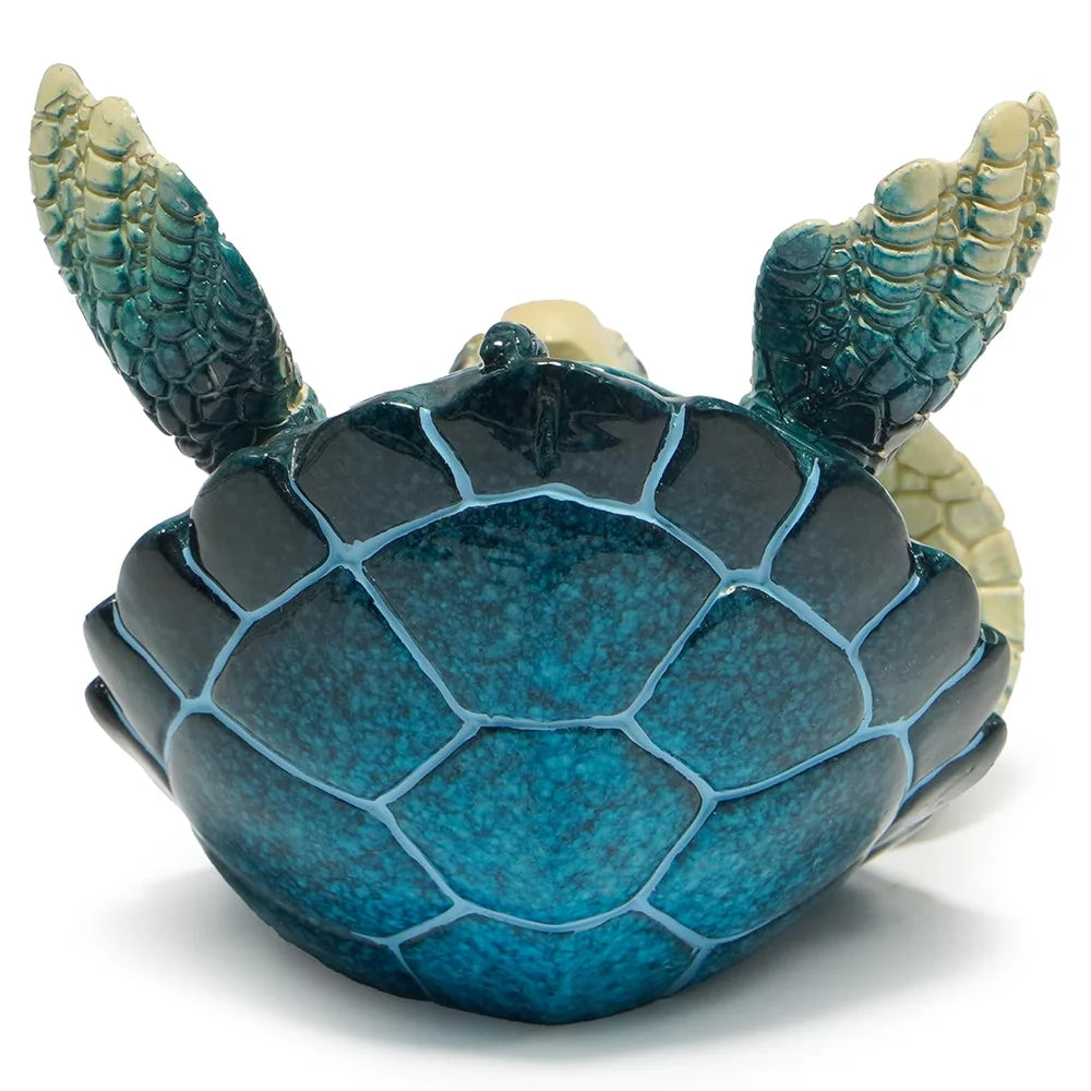 Hodao Resin Sea Turtle Phone Holder Stand Coastal Desk Decor