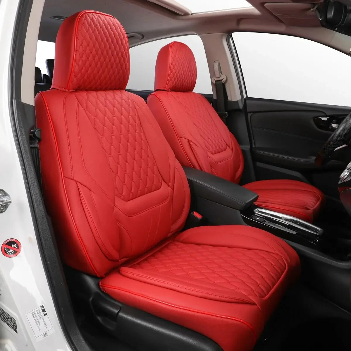 Universal Waterproof Leather Car Seat Covers Full Set For Sedans And SUVs